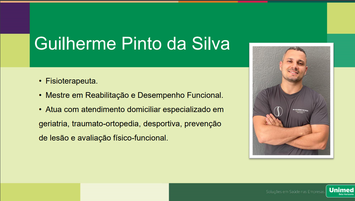 Currículo do palestrante